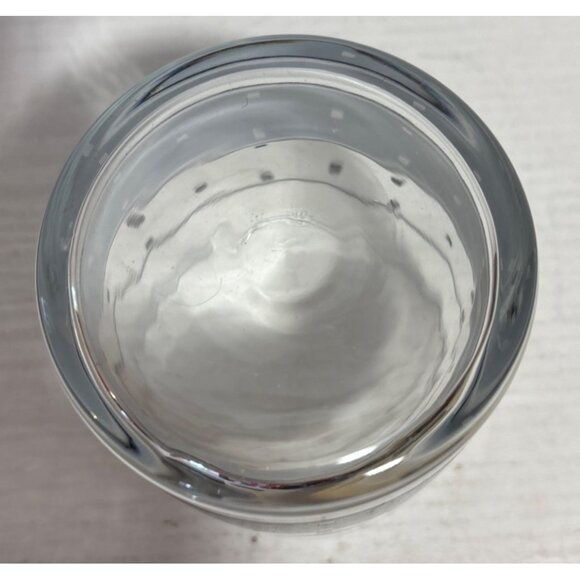 Set Of 4 Retro Black & White Geometric Patterned Glass Tumblers - Picture 4 of 6